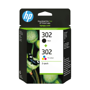 HP Paquete de ahorro de 2 cartuchos de tinta original 302 negro/tricolor