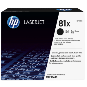 HP Cartucho de tóner original LaserJet 81X de alta capacidad preto