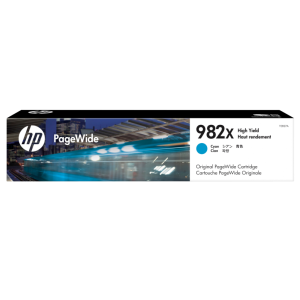 HP Cartucho PageWide 982X Original de alta capacidad cian