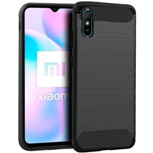 Capa COOL para Xiaomi Redmi 9A / 9AT Carbón preto