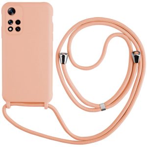 Capa COOL para Xiaomi Redmi Note 11 Pro Plus 5G Cordón Liso Rosa