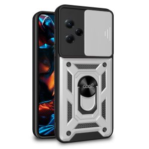 Capa COOL para Xiaomi Redmi Note 12 5G / Poco X5 5G Hard Ring Prata