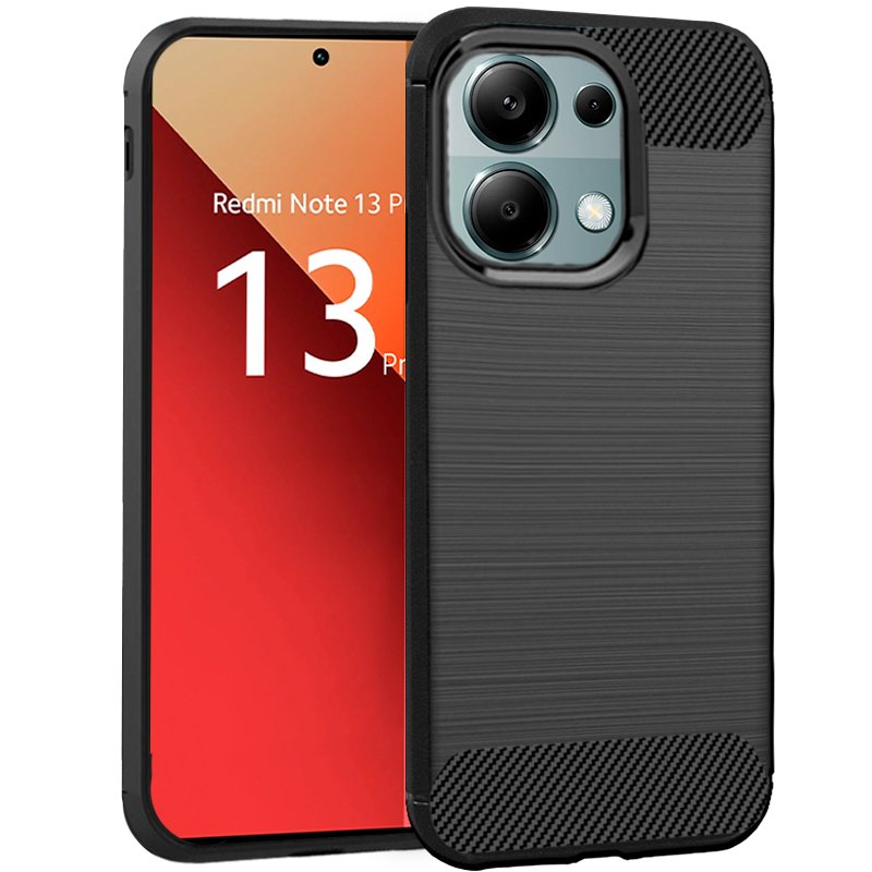 Capa COOL para Xiaomi Redmi Note 13 Pro / Note 14S / Poco M6 Pro Carbón preto