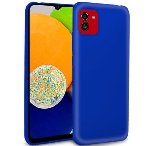 Capa COOL silicone para Samsung A035 Galaxy A03 (Azul)