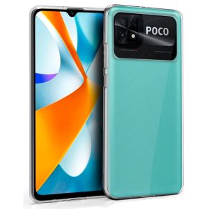 Capa COOL silicone para Xiaomi Poco C40 (Transparente)