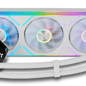 NOX Hummer M-360 LCD|Kit RL Magnético ARGB branco