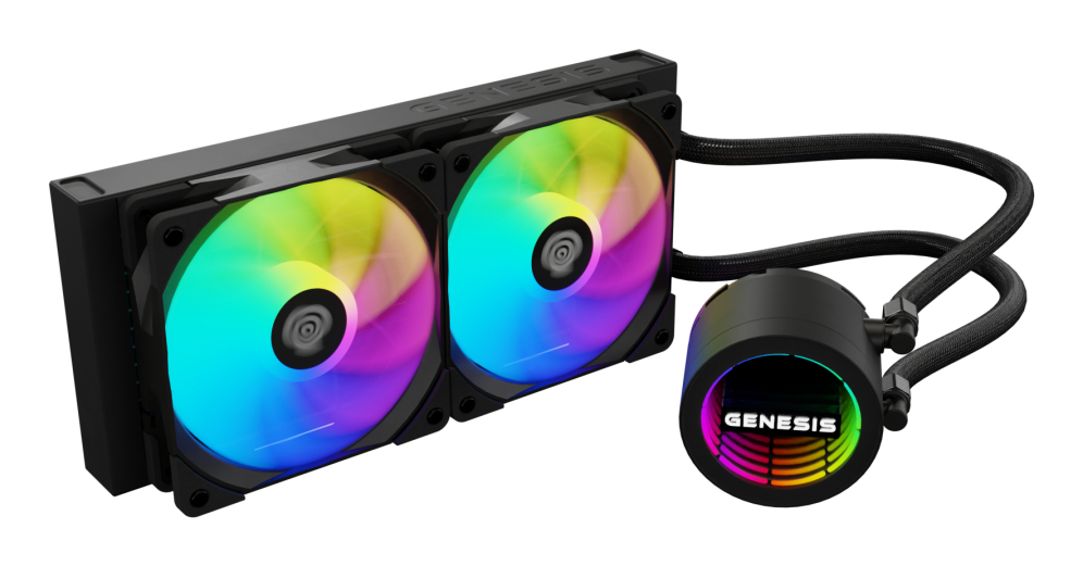 GENESIS NLG-2319 sistema de refrigeração para Computador Capa do Computador Kit de refrigeração líquida preto