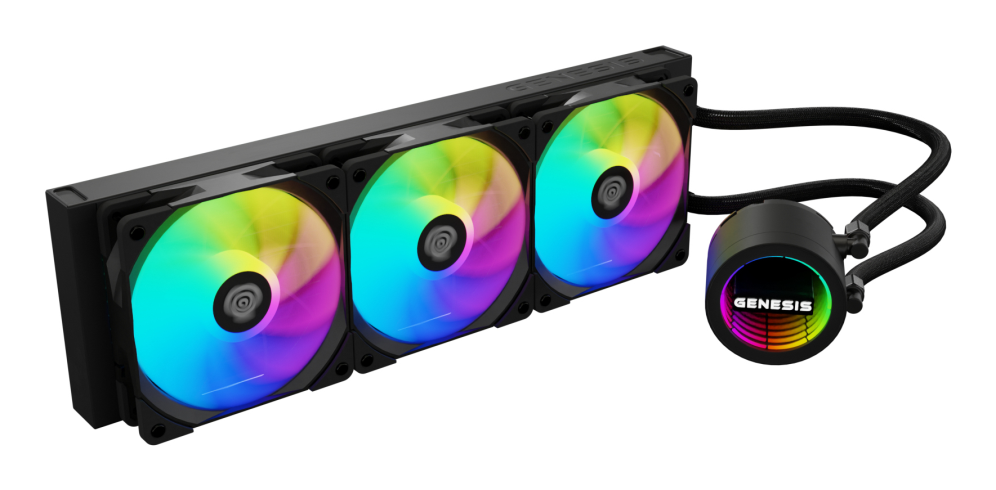 GENESIS NLG-2321 sistema de refrigeração para Computador Capa do Computador Kit de refrigeração líquida preto