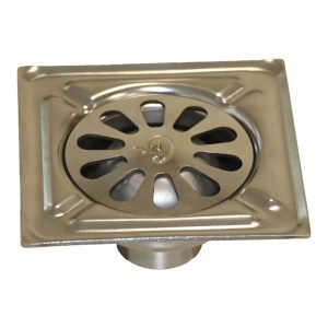 Ralo para pátio, inox, marine, 25 x 25 cm