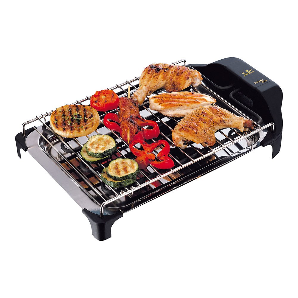 Grelhador elétrico 2400 w inox, 42 x 26 x 7 cm