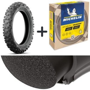 Kit Pneu Michelin Enduro Medium 140/80-18 70R + Bibmousse Off-Road